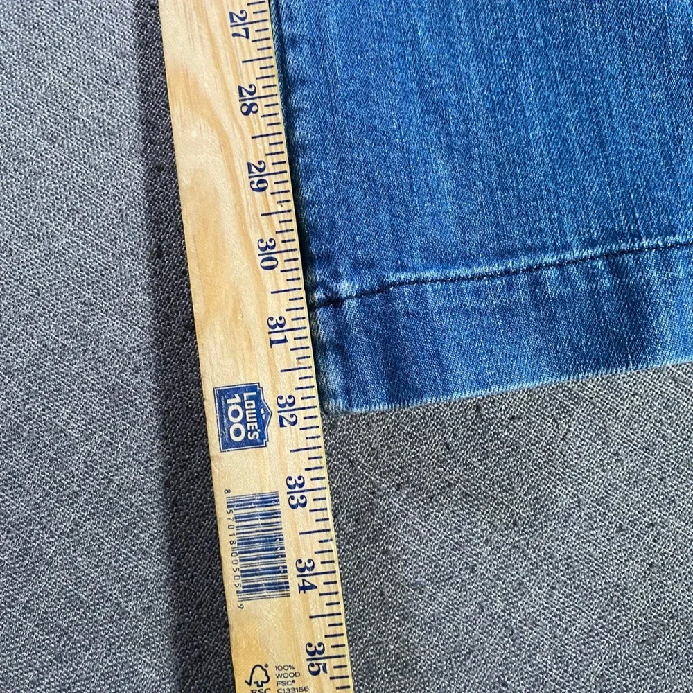 VTG J Crew Womens Jeans Size 31 Medium Wash Denim Flare‎ Leg Made In USA Y2K